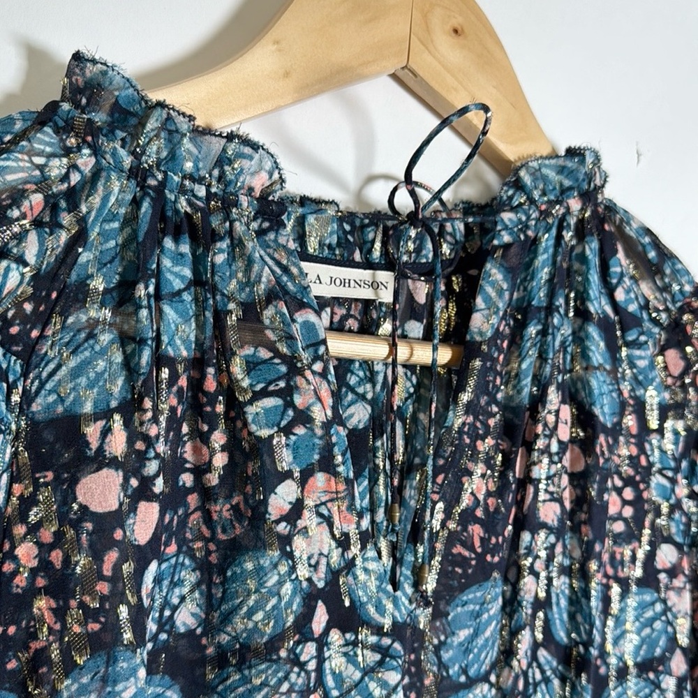 Ulla Johnson Roma Blouse Size 0 Silk - Picture 5 of 12